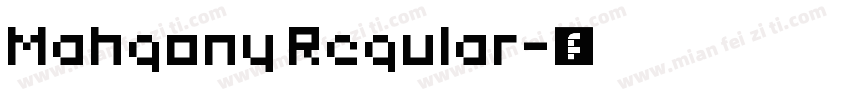 Mahgony Regular字体转换